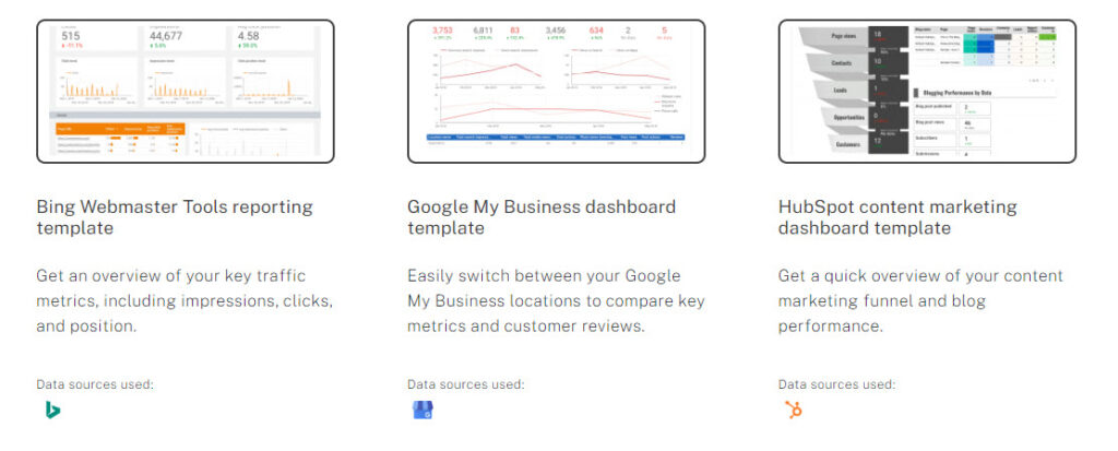 google studio Template