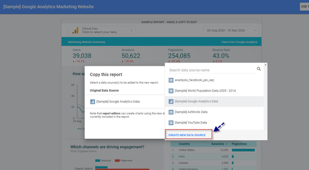 สร้าง Dash Board Google Analytics ไป Data Studio ใน 10 นาที